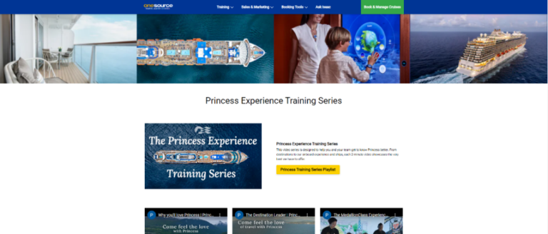 Princess Cruises Relaunches OneSource Agent Platform - Travel Pursuit